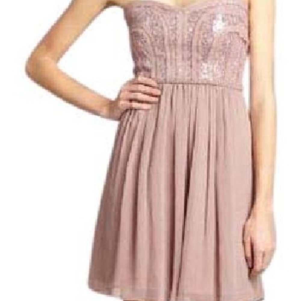 BCBG Max Azira Strapless Cocktail Dress